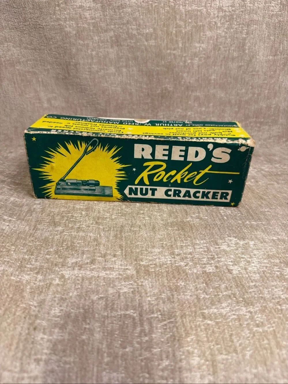 Vintage Reed's Rocket Model R-300 America's Finest Nut Cracker Silver